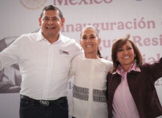 Sheinbaum inaugura planta de tratamiento residual en Tlaxcala