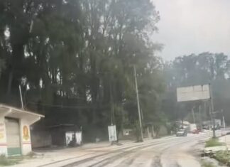 Reportan intensa granizada norponiente del Valle de México