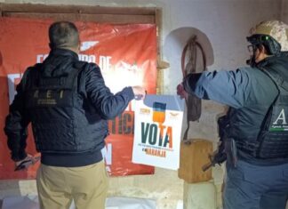 Amenazas y cateo agitan el ambiente hacia los comicios