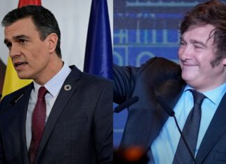 Pedro Sánchez acus a Milei de realizar una estafa piramidal