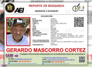 Buscan a Gerardo Mascorro Cortez, desaparecido en Juárez, Nuevo León- Grupo Milenio