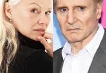 Pamela Anderson, sobre Liam Neeson: “No sé si es legal contar lo que le he visto hacer delante de mí”