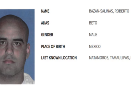 EEUU busca a Roberto “Beto” Bazan-Salinas, del Cártel del Golfo, por trasiego de drogas