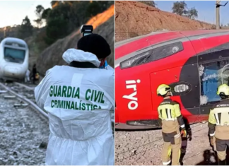 Así ocurrió el accidente de dos trenes de alta velocidad en Adamuz, España, que dejó al menos 39 muertos
