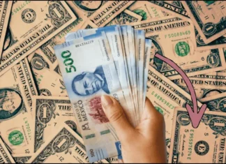 El peso CAE frente al dólar la mañana de este martes 20 de enero