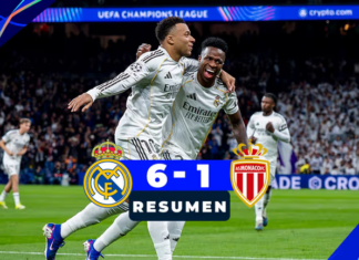 Real Madrid golea al Mónaco y tiene un pie en octavos de final a falta de un juego