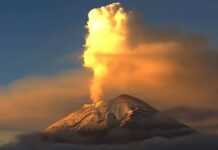 Popocatépetl registró 6 exhalaciones en las últimas 24 horas
