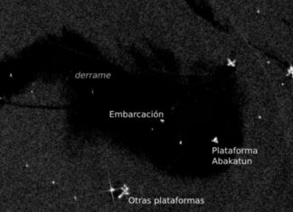 Sheinbaum arremete contra Greenpeace por difundir imagen de derrame en Veracruz en el Golfo de México: “Esa imagen es falsa”