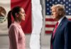 Trump afirma que “los cárteles gobiernan México” y describe a Sheinbaum como una mujer “muy asustada”