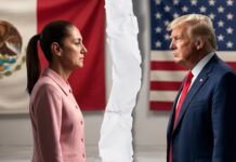 Trump afirma que “los cárteles gobiernan México” y describe a Sheinbaum como una mujer “muy asustada”
