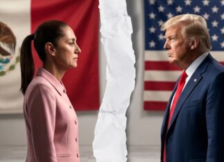 Trump afirma que “los cárteles gobiernan México” y describe a Sheinbaum como una mujer “muy asustada”