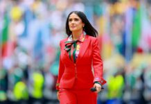 Sheinbaum aclara papel de Salma Hayek en inauguración del Mundial 2026: “No iba en representación de la Presidenta”