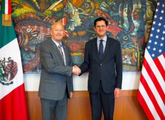 Roberto Velasco y Ronald Johnson revisan agenda bilateral en medio de tensiones por el T-MEC