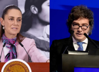 “No hay ninguna campaña”: Sheinbaum responde a Milei tras acusación de financiar ataques en su contra