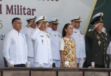 Sheinbaum reconoce labor de Morales Ángeles al encabezar la graduación de guardiamarinas de la Heroica Escuela Naval Militar